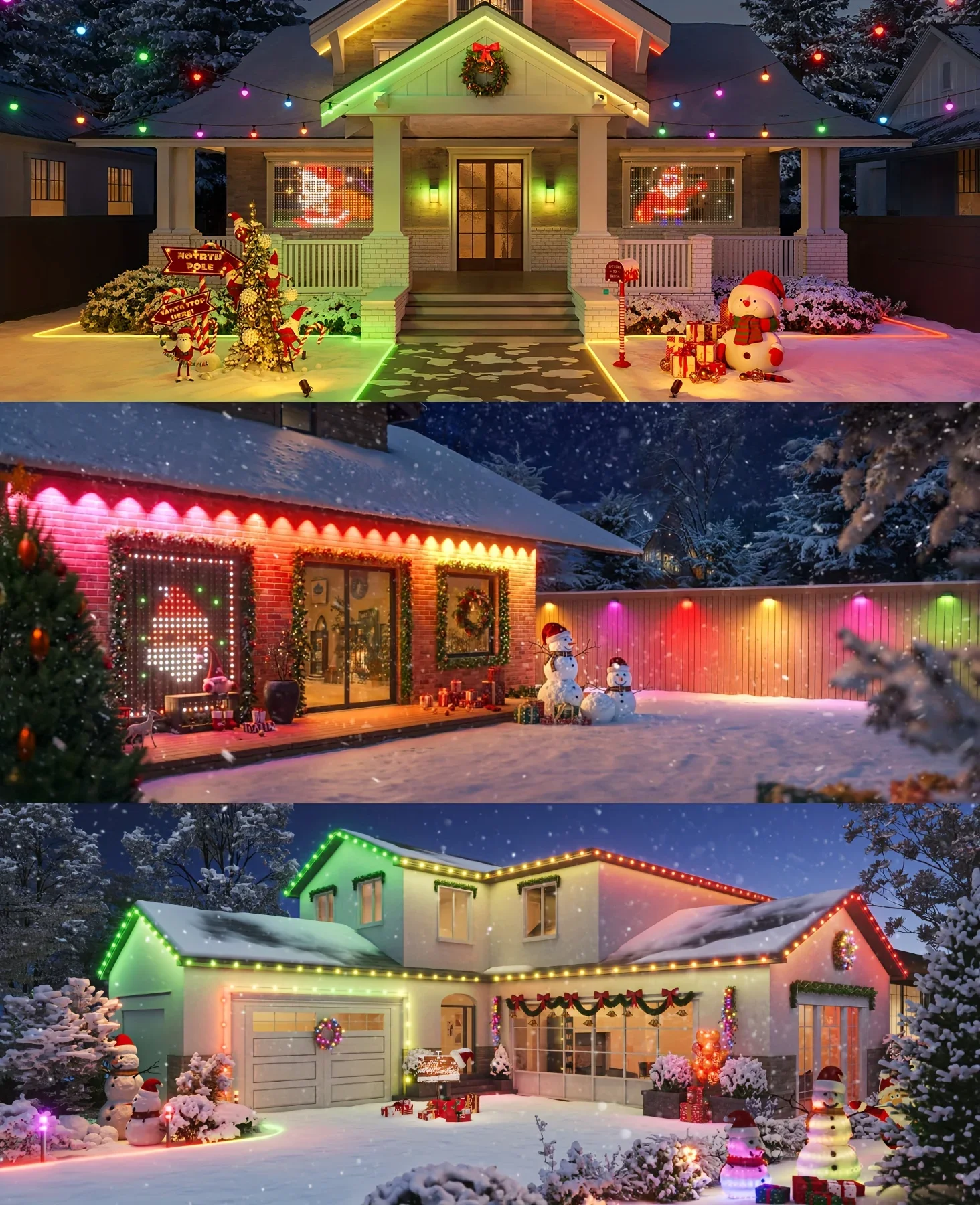 أضواء الذكية Eave أضواء خارجية دائمة IP67 مقاوم للماء لتقوم بها بنفسك سلسلة أضواء ملونة App مزامنة الموسيقى عن بعد لديكور المنزل في العطلة #6