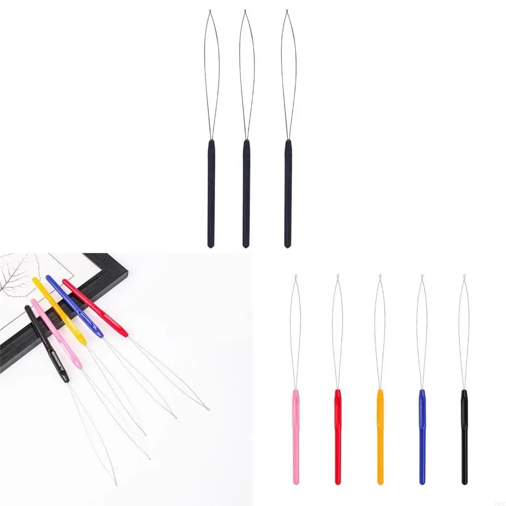 195C Open Big Eye Beading Needle Bead Necklace Bracelet Tools Stainless Steel Needle