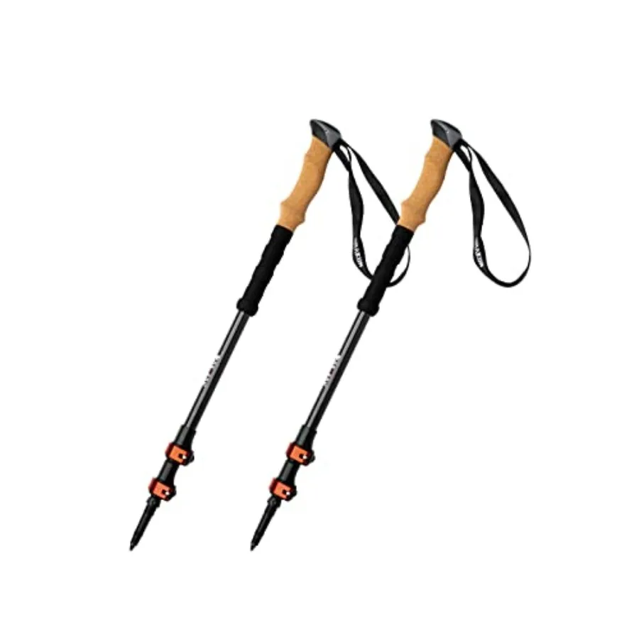 

Drakon Outdoors - Треккинговые палки Drakon Sticks 2.0 - Сверхпрочные карбоновые палки для треккинга - Ультралегкие складные палки с пробковыми ручками