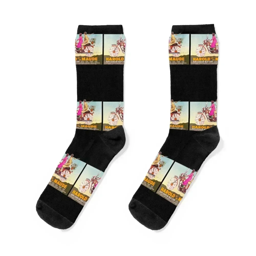 

Harold and Maude Vintage Poster Socks kids custom sports winter gifts anti slip football Socks Girl Men's