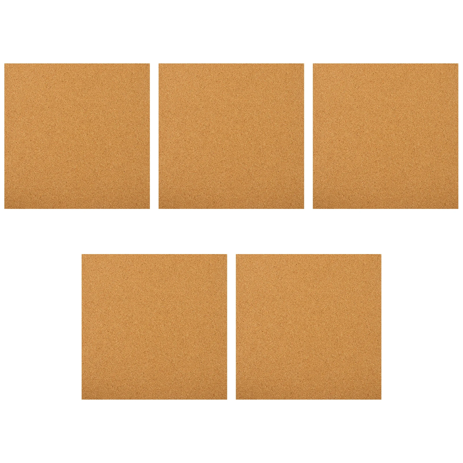 

5pcs 300x300x1mm Adhesive Soundproof Cork Paper Boards for Walls Office Home Decor Bulletin Board Tiles Self Adhesive Display