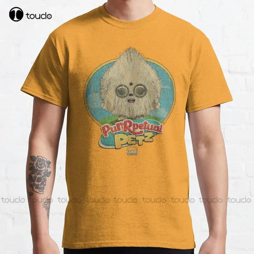Purrpetual Petz 2023 Classic T-Shirt Couples Shirts Printed Tee Custom Aldult Teen Unisex Digital Printing Tee Shirts Xs-5Xl