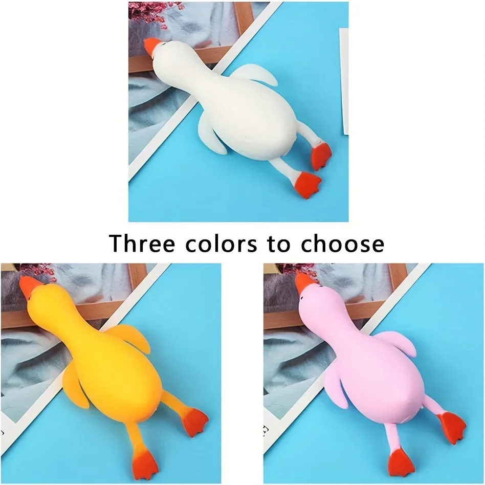 Funny Cute Stretchy Soft Duck Squishy Toys Squeeze Stress Relief Toys Squishy Fidget Toys Party Favors Kids Birthday Gift