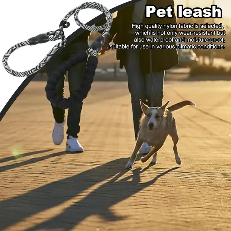 Elastic Dog Rope 4.9ft Long Traction Rope Dog Long Traction Pet Walking Lead Sturdy Elastic Dog Rope For Outdoor Walks On Beach