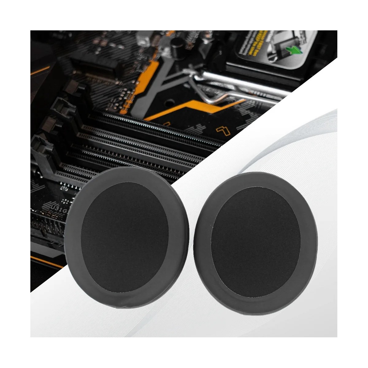 1คู่ครอบคลุมหูฟังสำหรับ V3 Pro หูฟังถูกแทนที่ด้วยปลอกแขนป้องกันหูฟัง