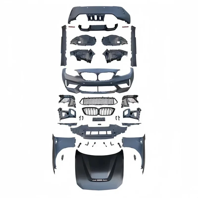 

Suitable For 14-20 Models Of 2 Series F22 M2 F87. For Modifying The Wide-Body M2C Front Rear Bumpers Hood Large Body Kit.
