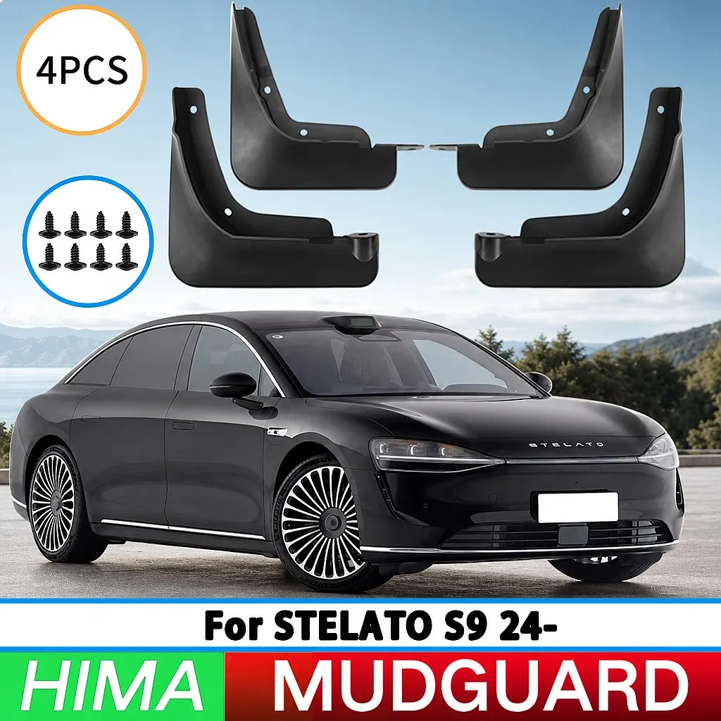 

Suitable for Stellato S9 2024 Front Rear Mudguards Tire Splash Guards Car Accessories