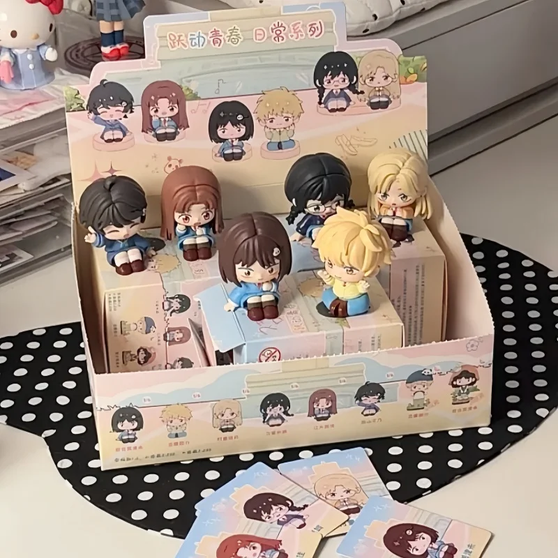 

Original Skip And Loafer After-School Time Series Mini Series Blind Box Kawaii Mystery Box Anime Figure Room Decor Collection