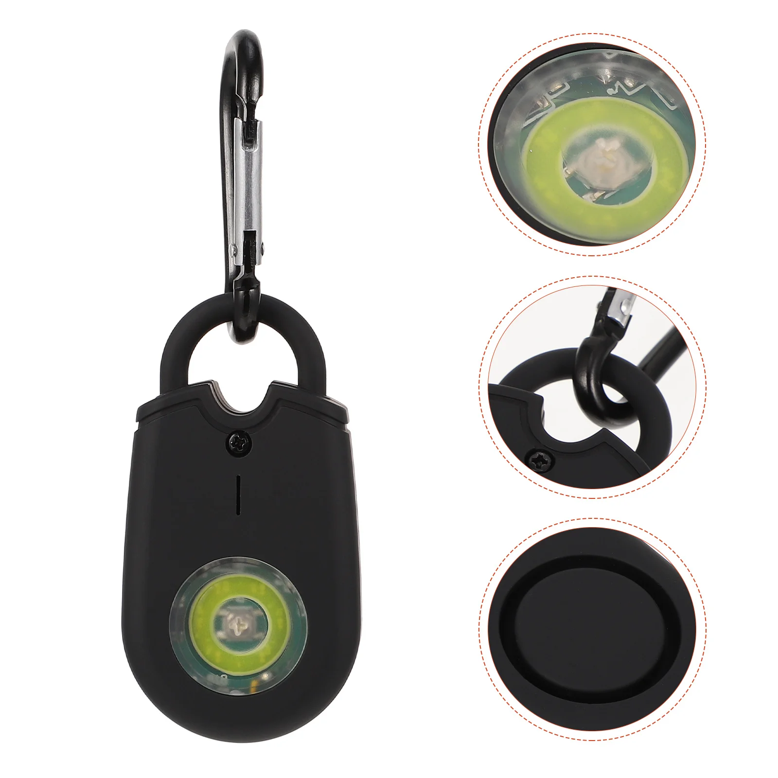 

125Db Emergency Personal Security Alarm Led Light For Women Safety Night Running Walking Travel Camping Security Alarm