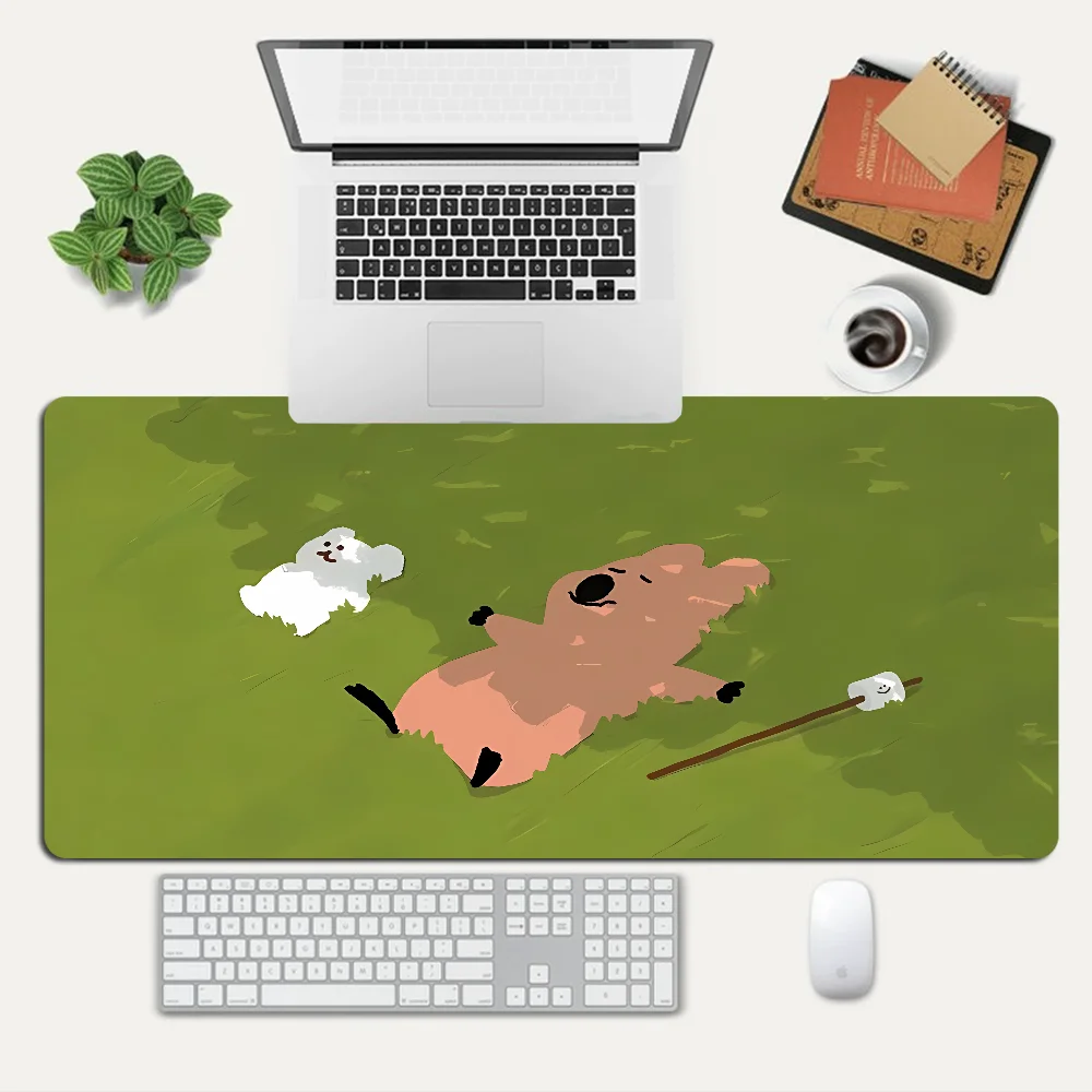 Cute D-Dinotaeng KawaiI Mousepad Custom Skin Desktop Desk Mat Kawaii accessori da gioco studenti blocco di scrittura per PC Computer