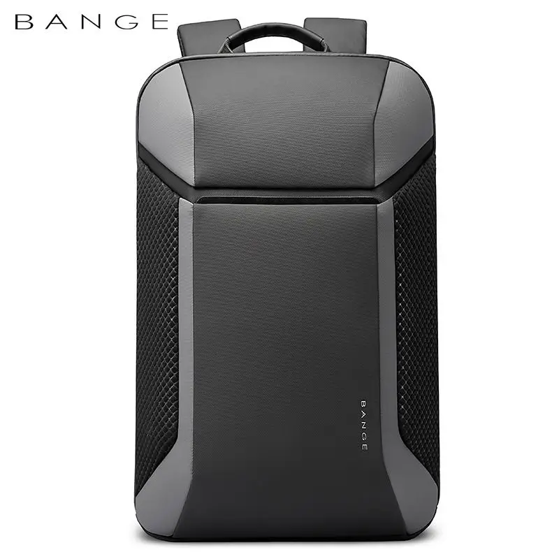 BANGE Backpack 47x30x12 cabin Men\'s Backpack Large Capacity Simple Style Backpack Surface Waterproof with USB Charging Port