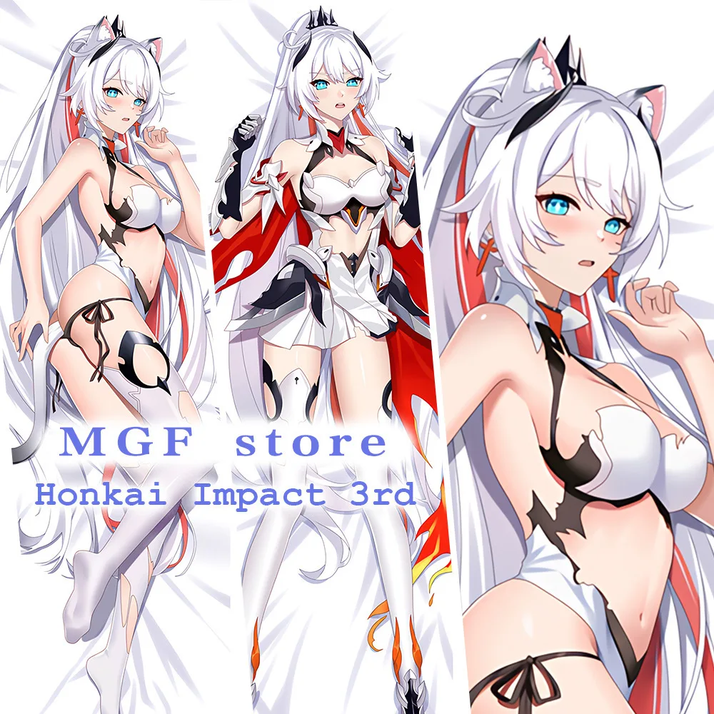 

Kiana Kaslana Dakimakura Anime Honkai Impact 3Rd Game Character Cosplay Pillowcases Peakin 2WAY Life-Size Pillow Case Cover