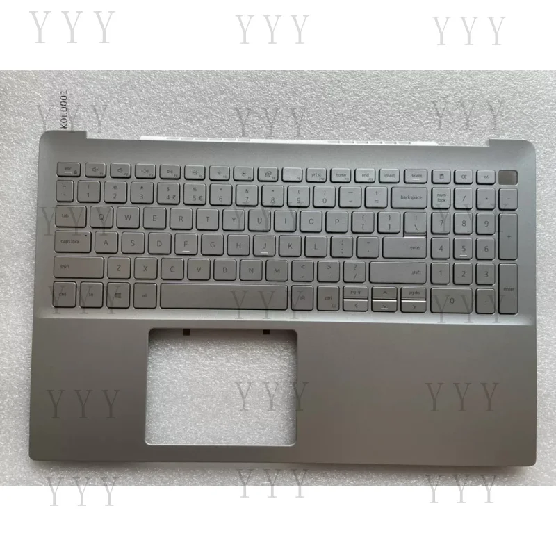 

Подставка для рук Y+ с клавиатурой и подсветкой 0NKKXH NKKXH для Dell Inspinon 5590 5598, серебристая