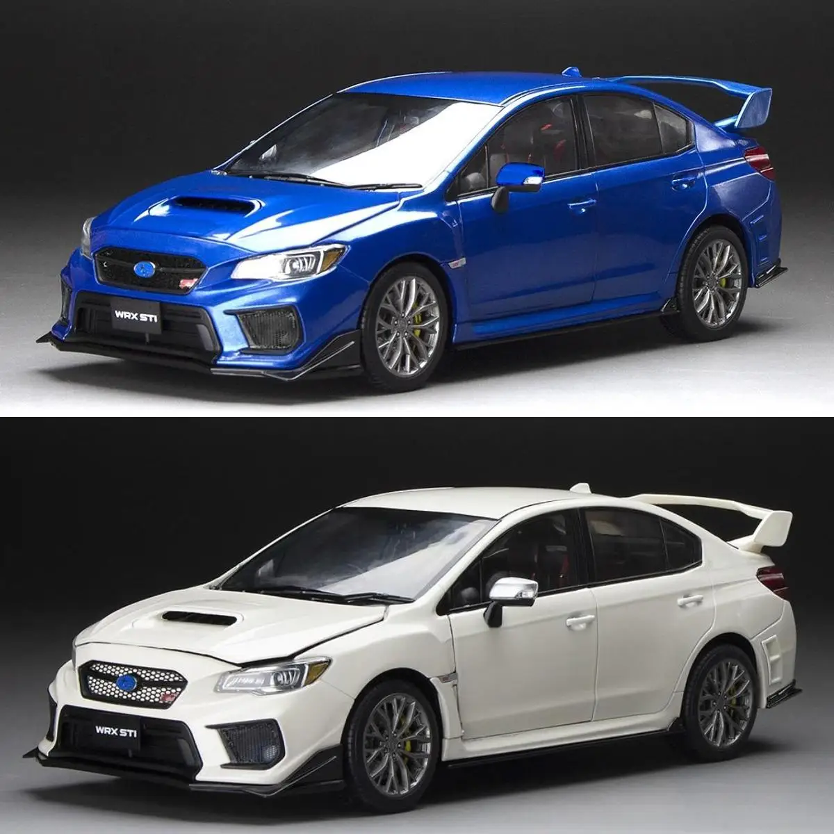 SunStar 1:18 WRX STI 2018 JDM Customised Verions Alloy Fully Open Simulation Limited Edition Alloy Metal Static Car Model Toy