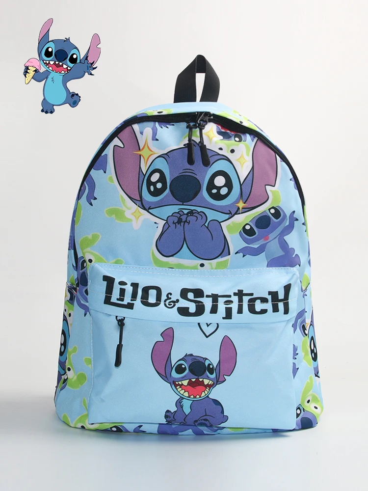 MINISO Disney Stitch Plecak dla chłopca Dziewczyna Nastolatek Uczeń Powrót do szkoły Tornister piękny plecak Prezent