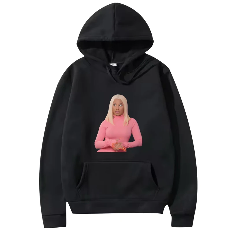

Nicki Minaj Classic funny graphic hoodie 2025 new men women vintage Long sleeve Sweatshirt with print oversized hoodie unisex