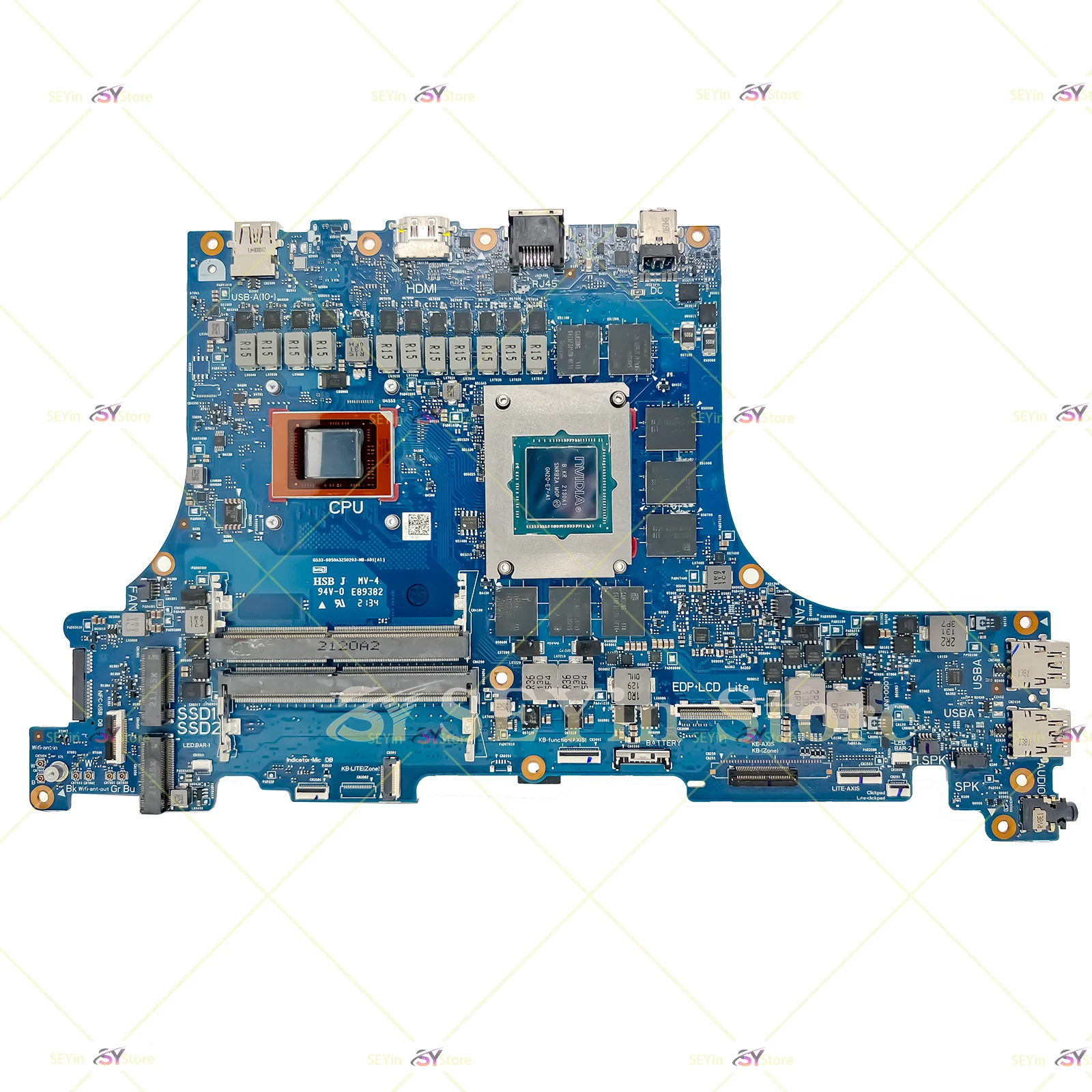 G733QS Mainboard For ASUS Strix Scar 17 G733QSA G733 G733Q G733QM Laptop Motherboard R7-5800H R9-5900HX RTX3060/6G RTX3080/8G