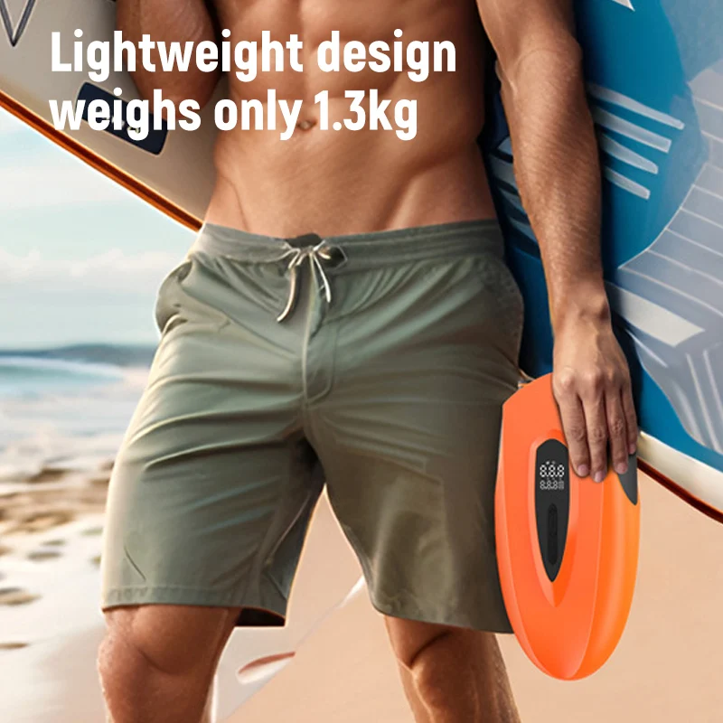 مضخة هواء كهربائية لاسلكية لـ SUP عالية الحجم منفاخ محمول مزدوج الوظيفة قارب ضاغط الهواء قارب مضخة قابلة للنفخ