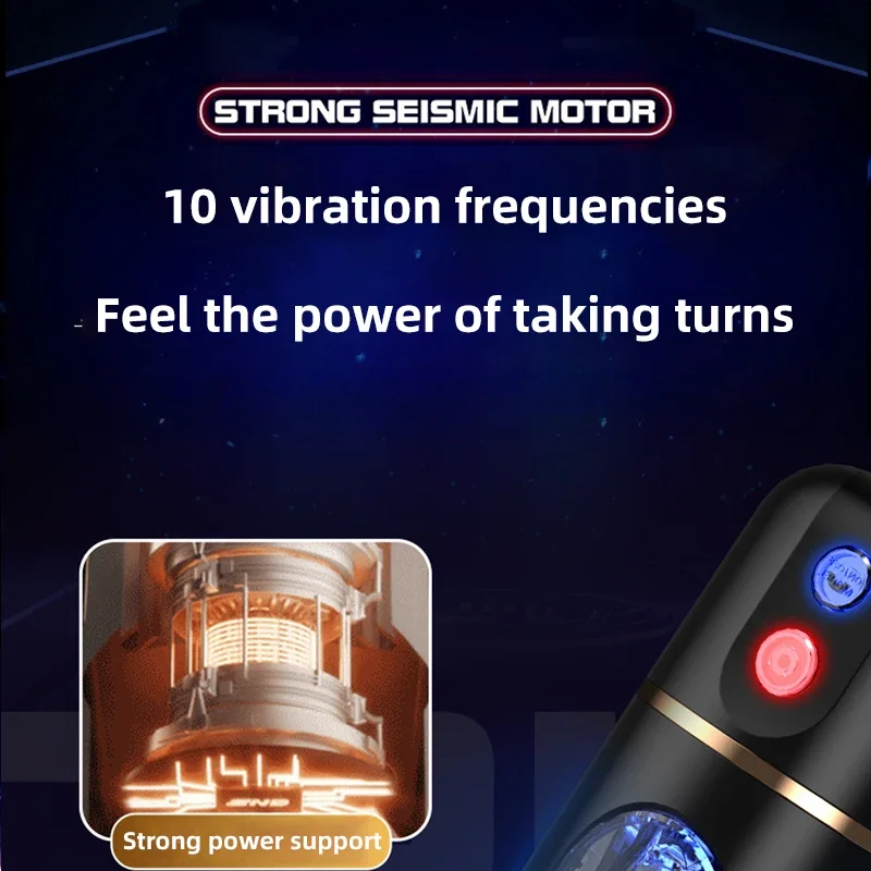 Male Masturbator Cup Manual & Automatic Sucking Vibration Blowjob Machine Penis Massager Oral Stimulator Adult Sex Toys for Men - view 4