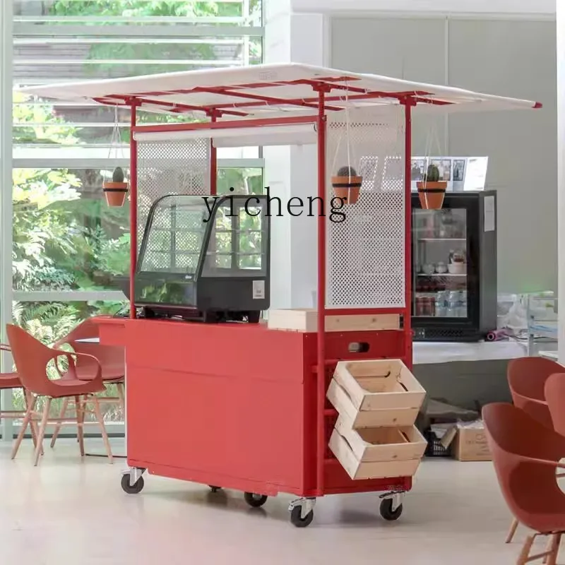 

ZK Outdoor Scenic Area Commercial Street Night Market Stall Multifunctional Mobile Integrated Dining Car