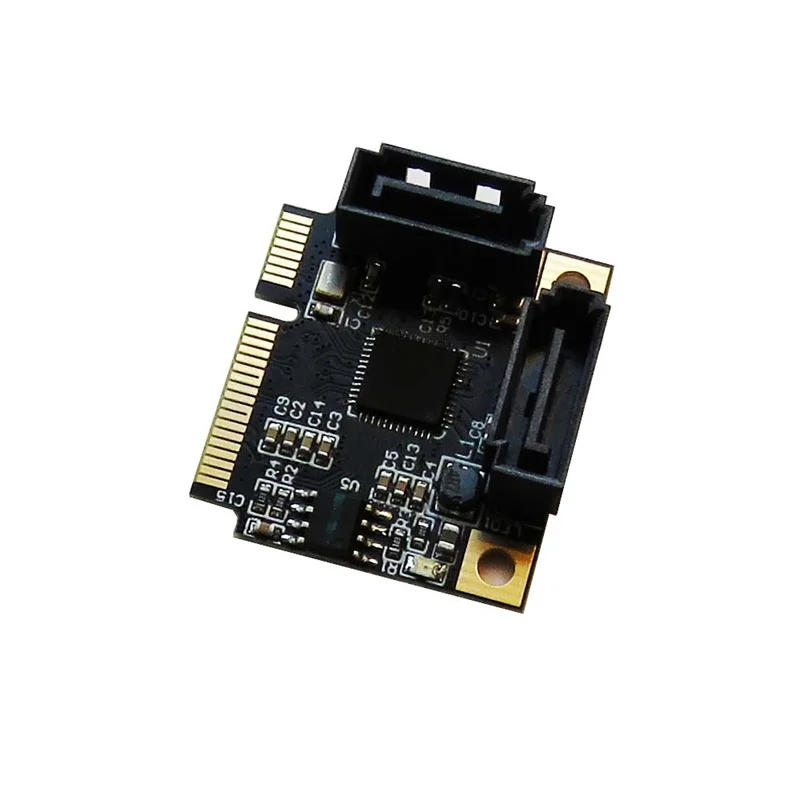 Mini PCI-E to SATA3.0 Adapter ASM1061 Converter Board for Solid State Drive SSD Notebook