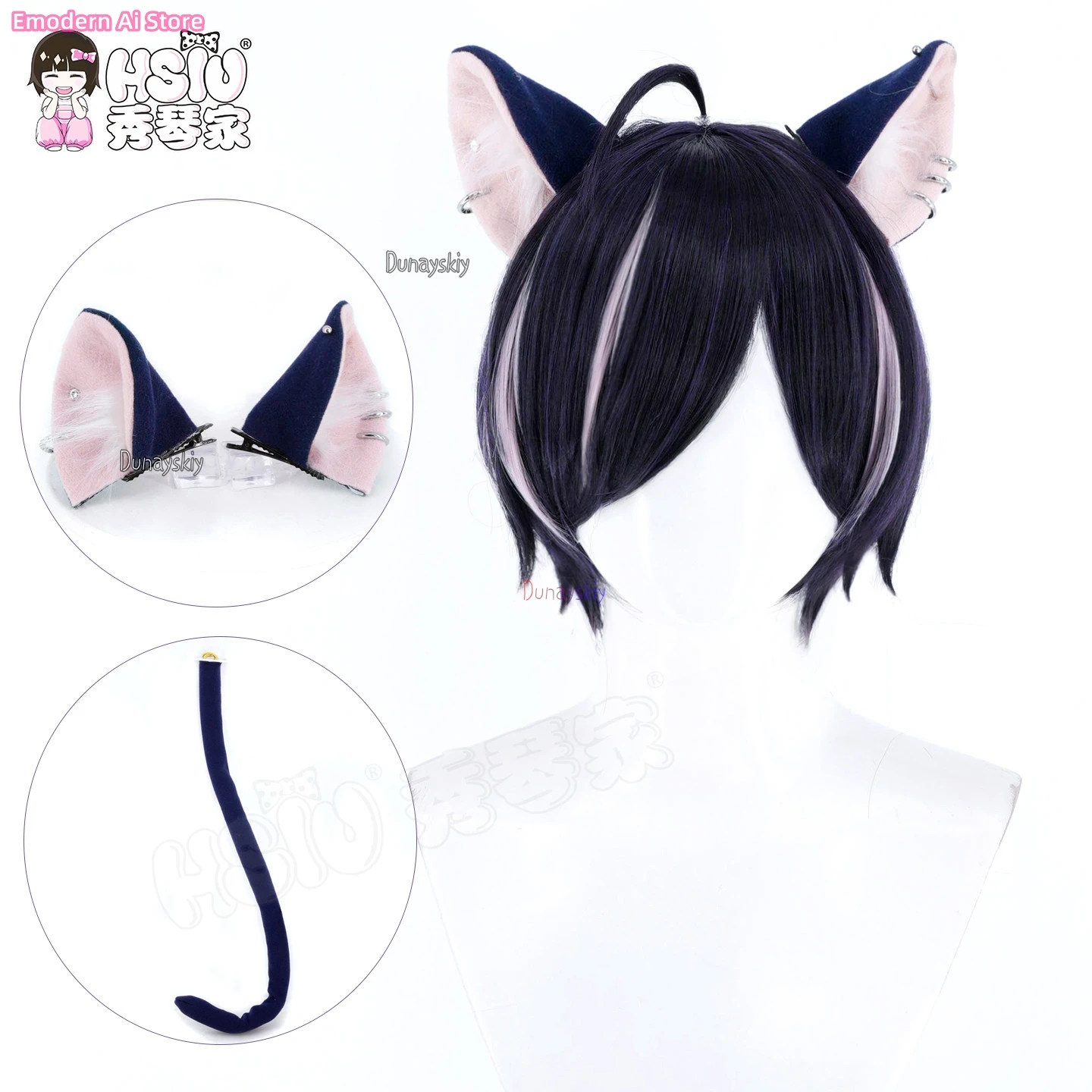 애니메이션 체인스모커 고양이 하메 네코 하메네코 코스프 - Women'S Ear Accessories 리뷰 및 가격