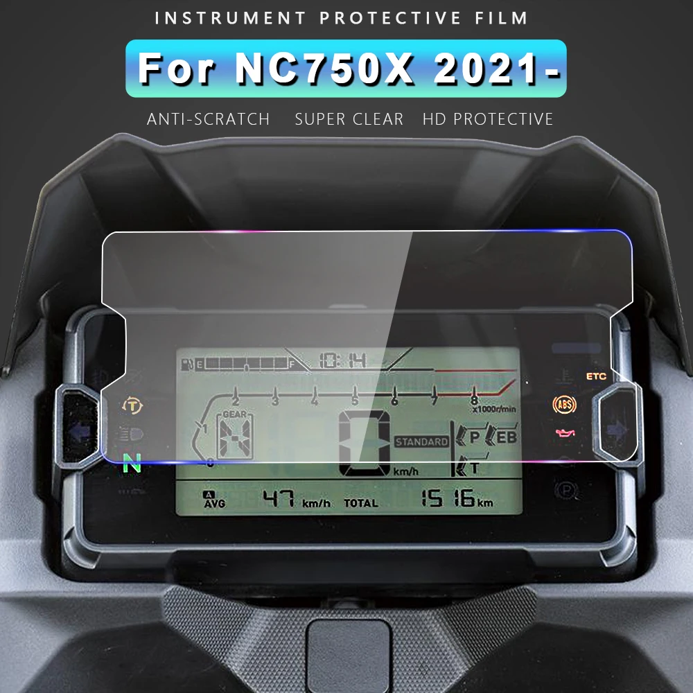 Motorcycle Instrument Film Anti-glare Dashboard Screen Protector NC750X Accessories 2022 for Honda NC 750 X NC750 750X 2021 2023