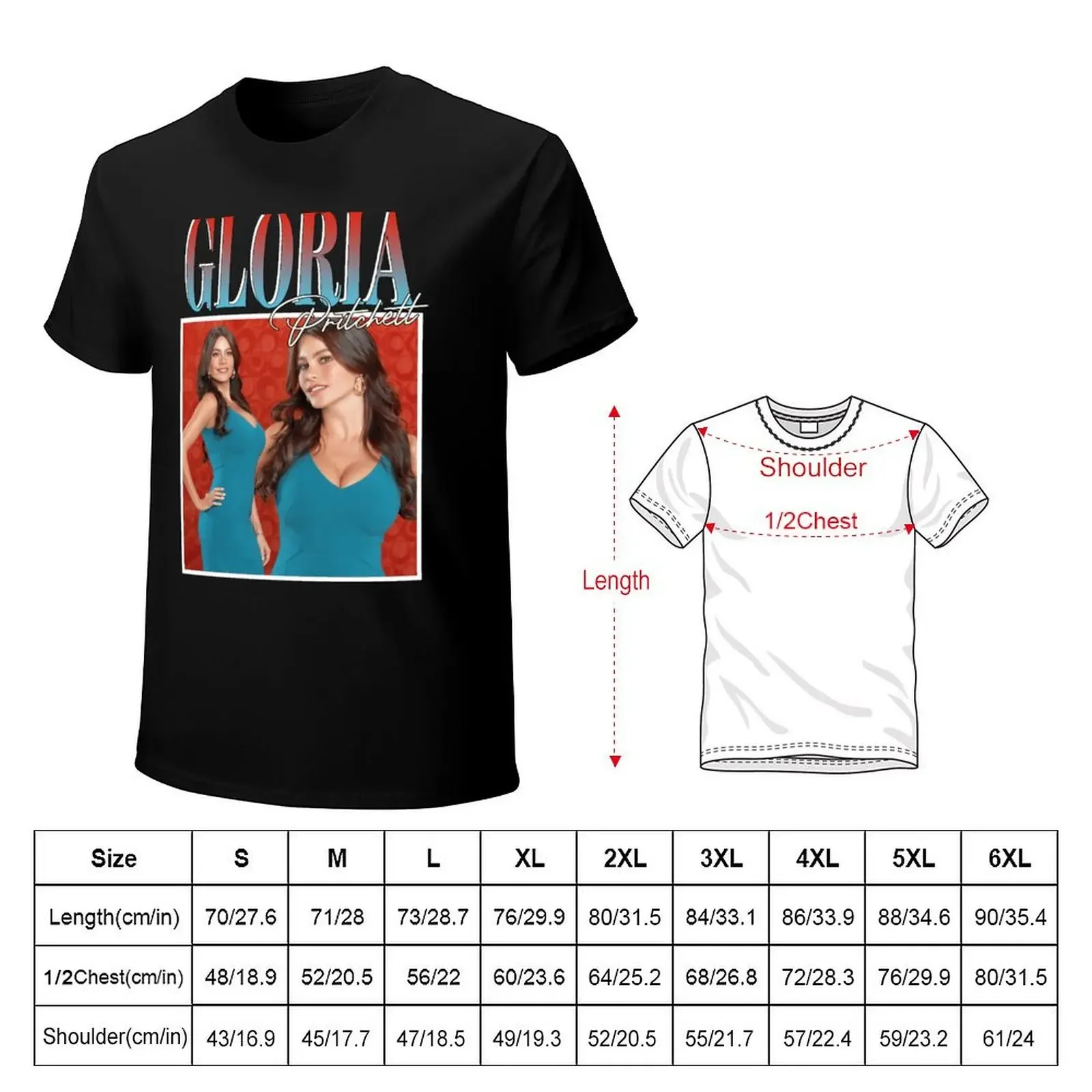 Gloria Pritchett T-Shirt sports fans summer top oversizeds mens t shirts