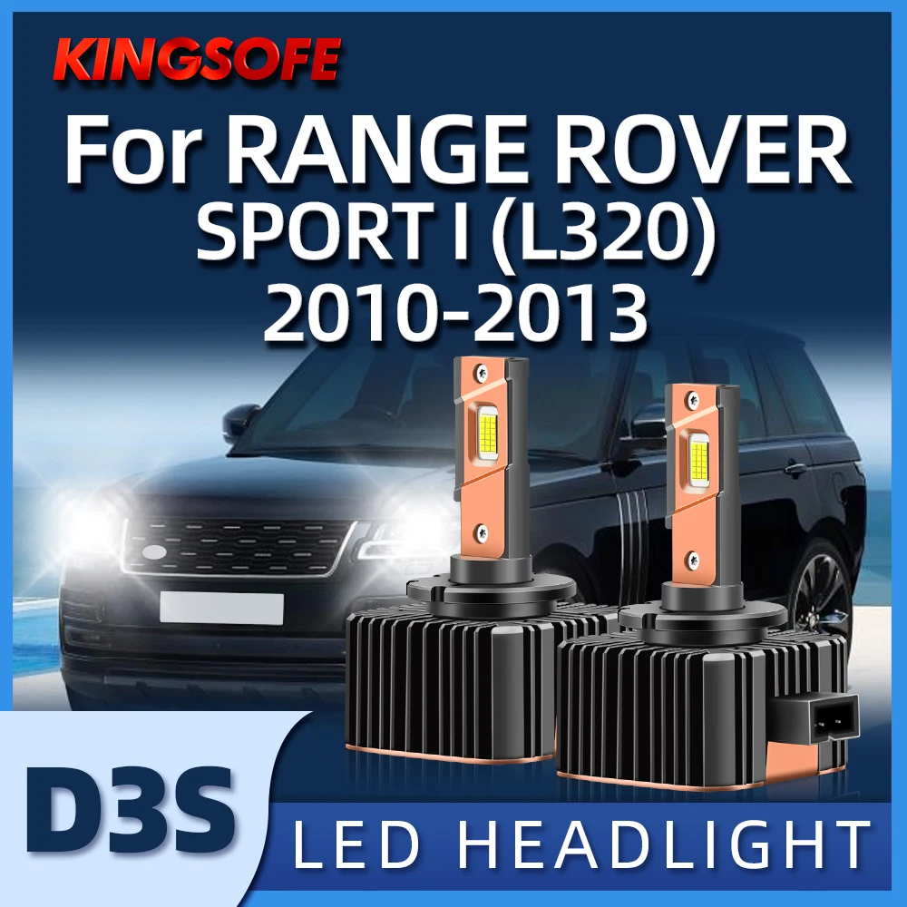 Roadsun Led Headlight 120W D3S Xenon Bulbs 6000K Car Lamps For RANGE ROVER SPORT I (L320) 2010 2011 2012 2013