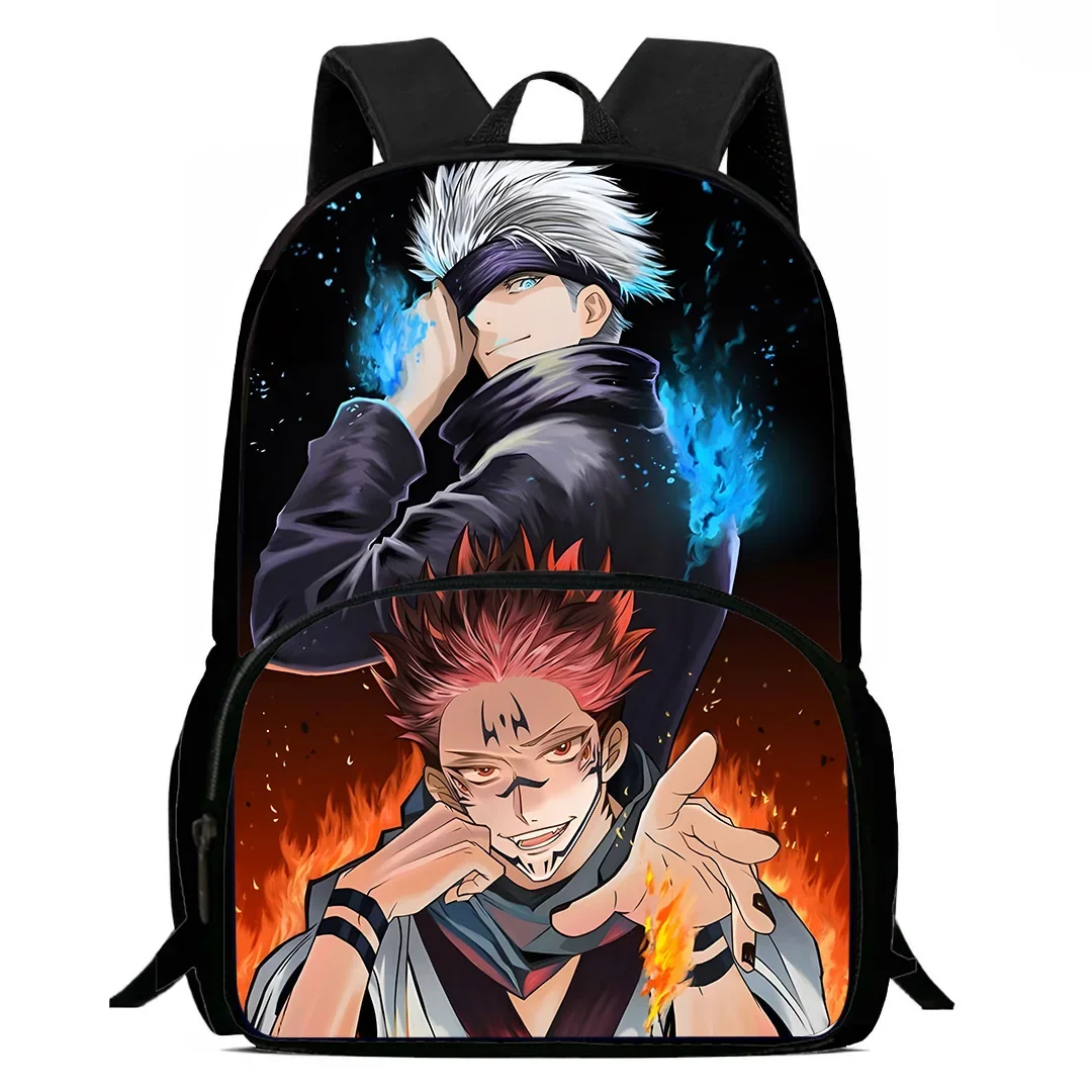 حقائب ظهر للأطفال من Anime Jujutsu Kaisen هدية عيد ميلاد للأولاد والبنات حقائب مدرسية للأطفال بسعة كبيرة للتخييم حقيبة ظهر متينة