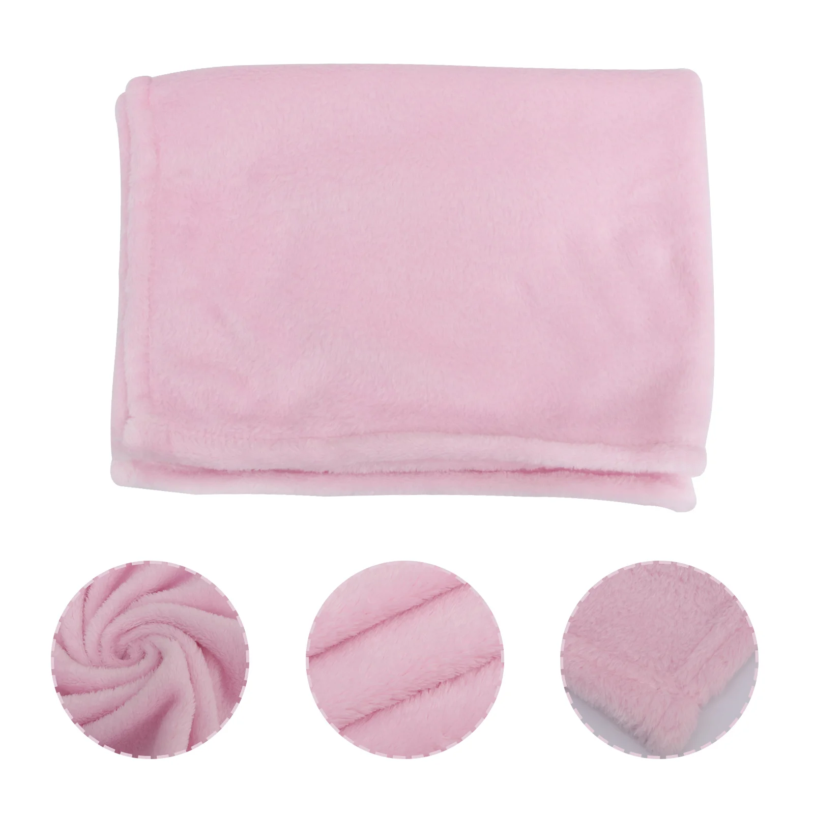 Gorgeous Flannel Fleece Pet Blanket Cozy Towel Solid Color Pet Blanket(Pink) flannel pet blanket flannel pet bedding