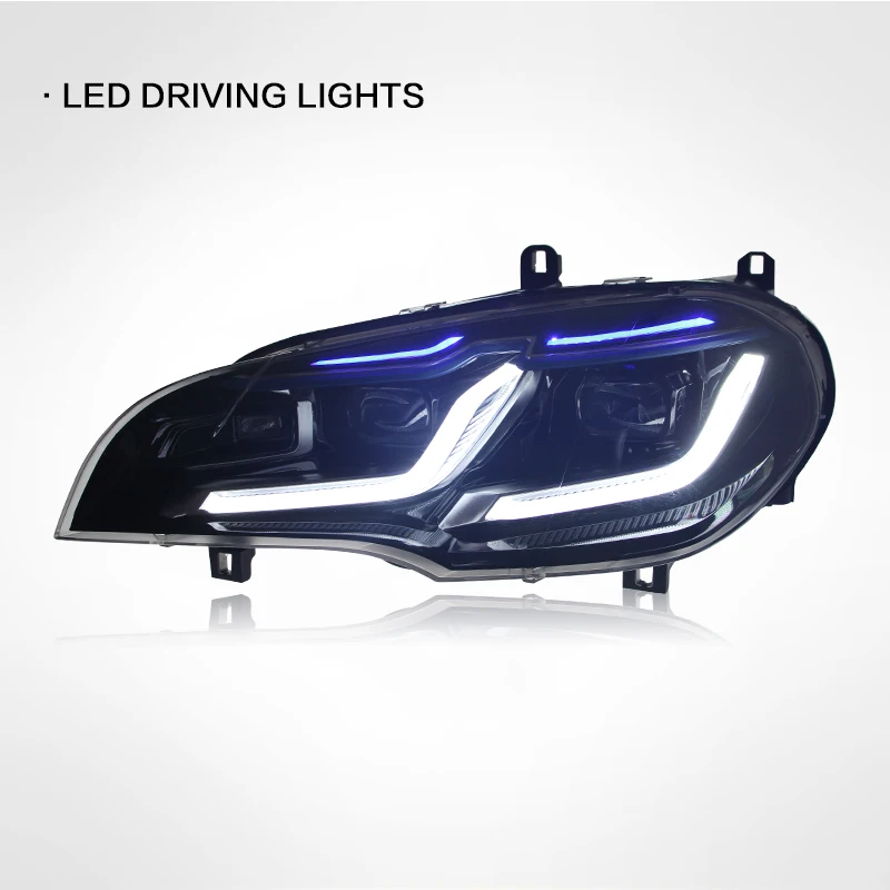 

Car Lights Headlight Double Lens Projector Car Headlights Sequential Turn Signal Auto Parts 2007-2013