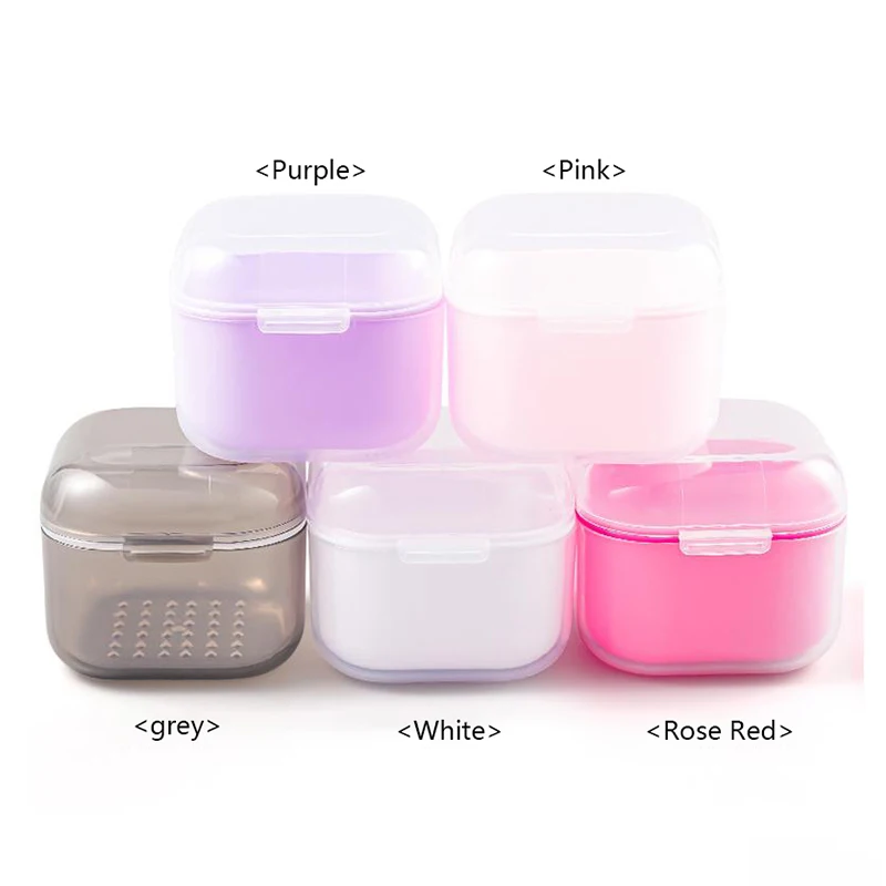 Portable Alcohol Disinfection Filter Cleaning Box Nail Art Drill Bits Grinding Head Disinfection Box Manicure Sterilization Tool