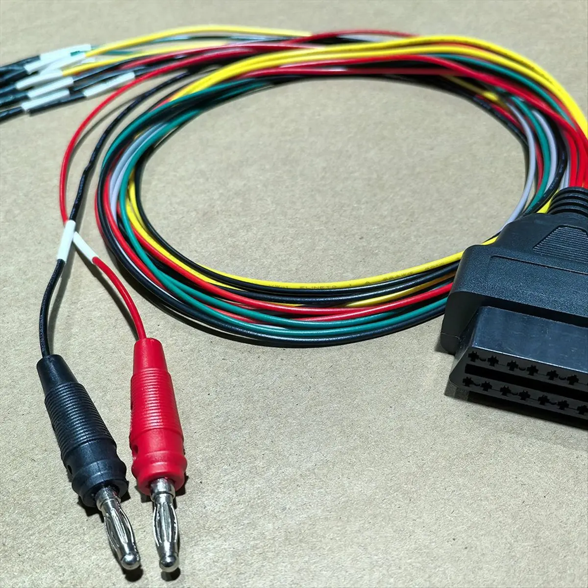 Compatible OBD2 Diagnostic Adapter OBD Breakout Tricore Cable ECU Pinout Cable 12V Switch