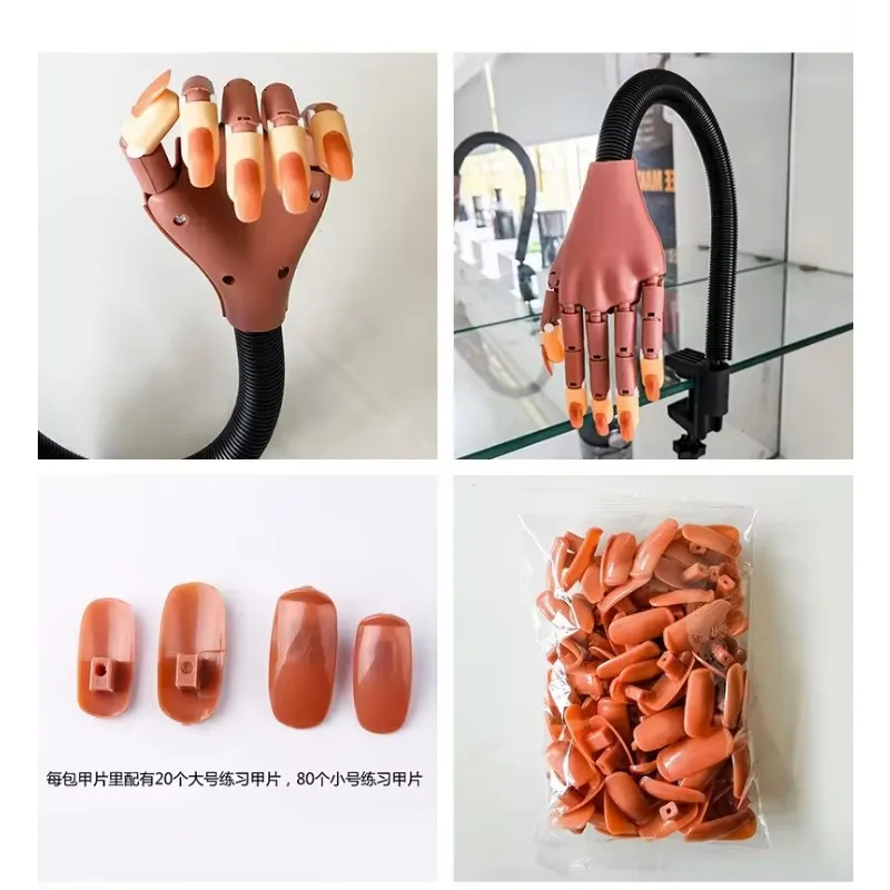 Manicure tools manicure practice hand joint mobility model cosmetic prosthetic hand