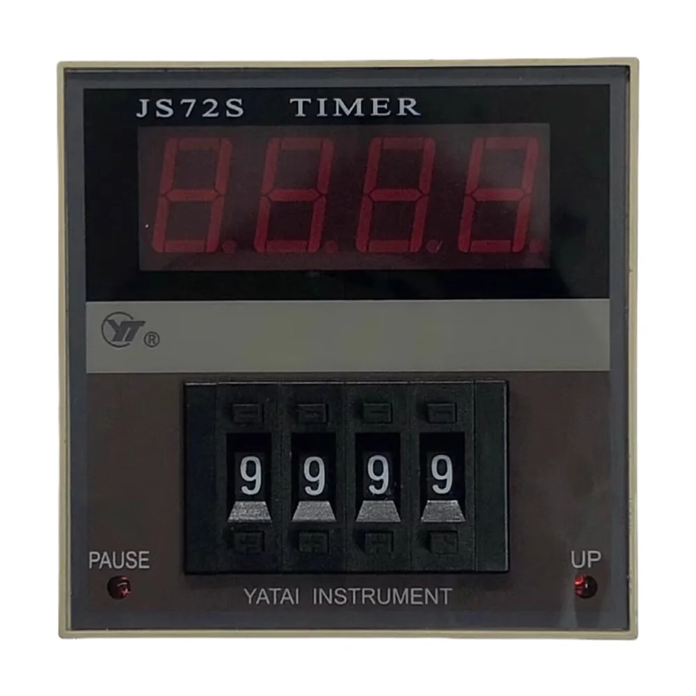 AISET JS72S Digital Time Relay JS72S(N)-15A2H JS72S(N)-3A21H JS72S(N)-5E11H JS72S(N)-10A2H Voltage 24V 36V 187-242V