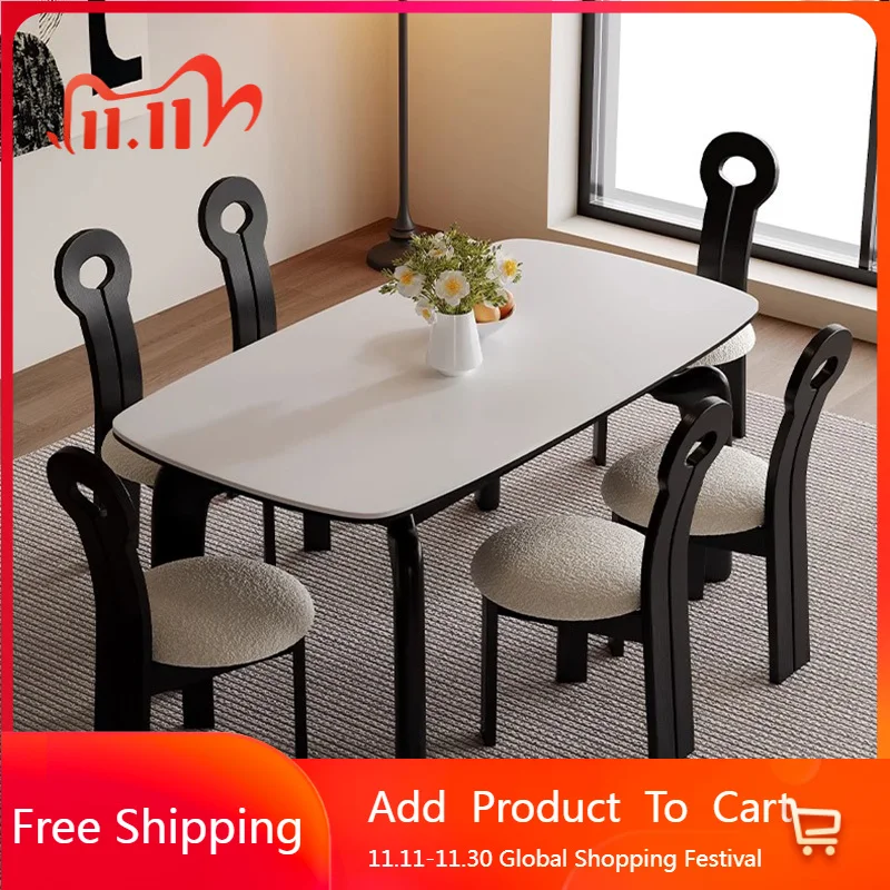 

Kitchen Restaurant Dining Table Chairs Salon Center Desk Study Dining Table Modern Picnic Office Mesas De Jantar Home Furniture