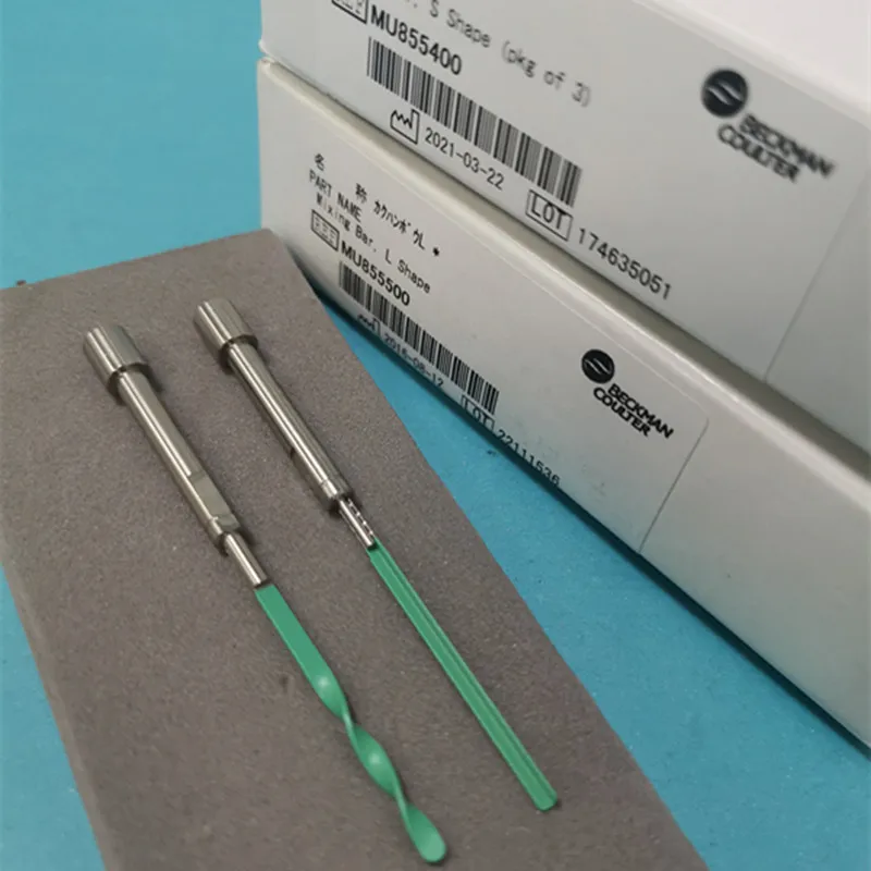 Beckman-Analizador de Bioquímica AU5800 AU5811 AU5831, barra mezcladora tipo L/S, forma de L, MU855500, 3 unidades por caja