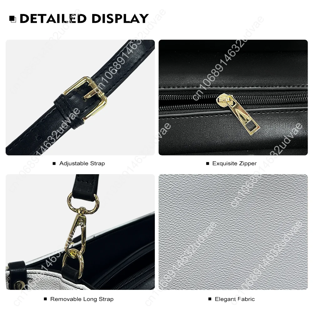 Custom Purse Mens Womens New Shoulder Crossbody Bag Personalized Handbag Business Commuter High Quality Leather Tote Bag Gift