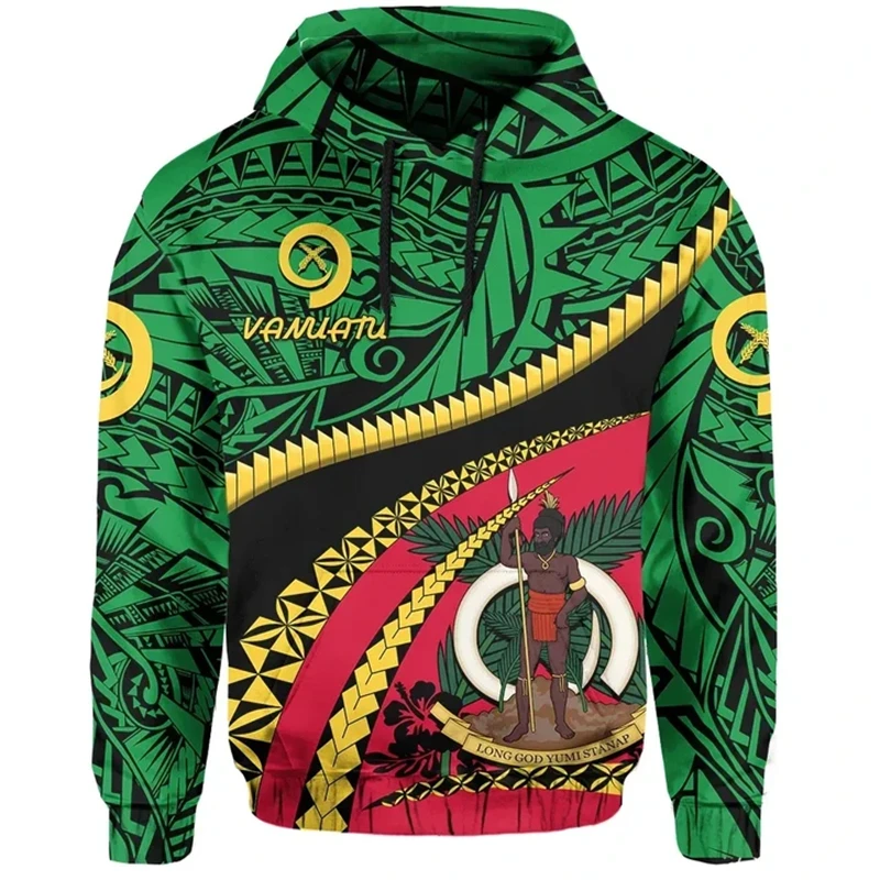 

Vanuatu Flag Map Graphic Hooded Sweatshirts VU National Emblem Hoodie For Men Clothes Casual Male Hoody Sport Boy Pullovers 2024