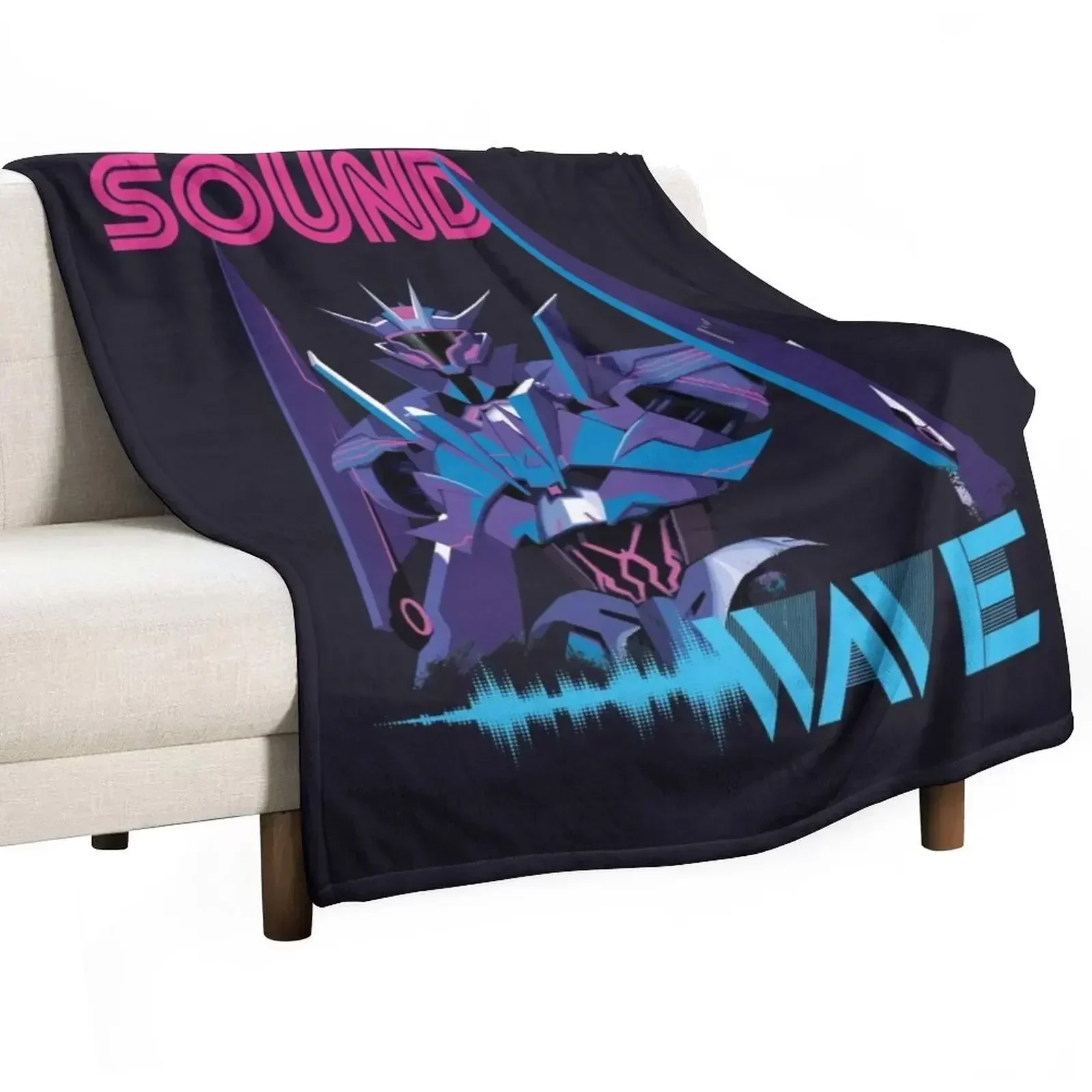 Soundwave Throw Blanket Soft Beds Blankets Sofas Of Decoration Travel Decorative Beds Blankets