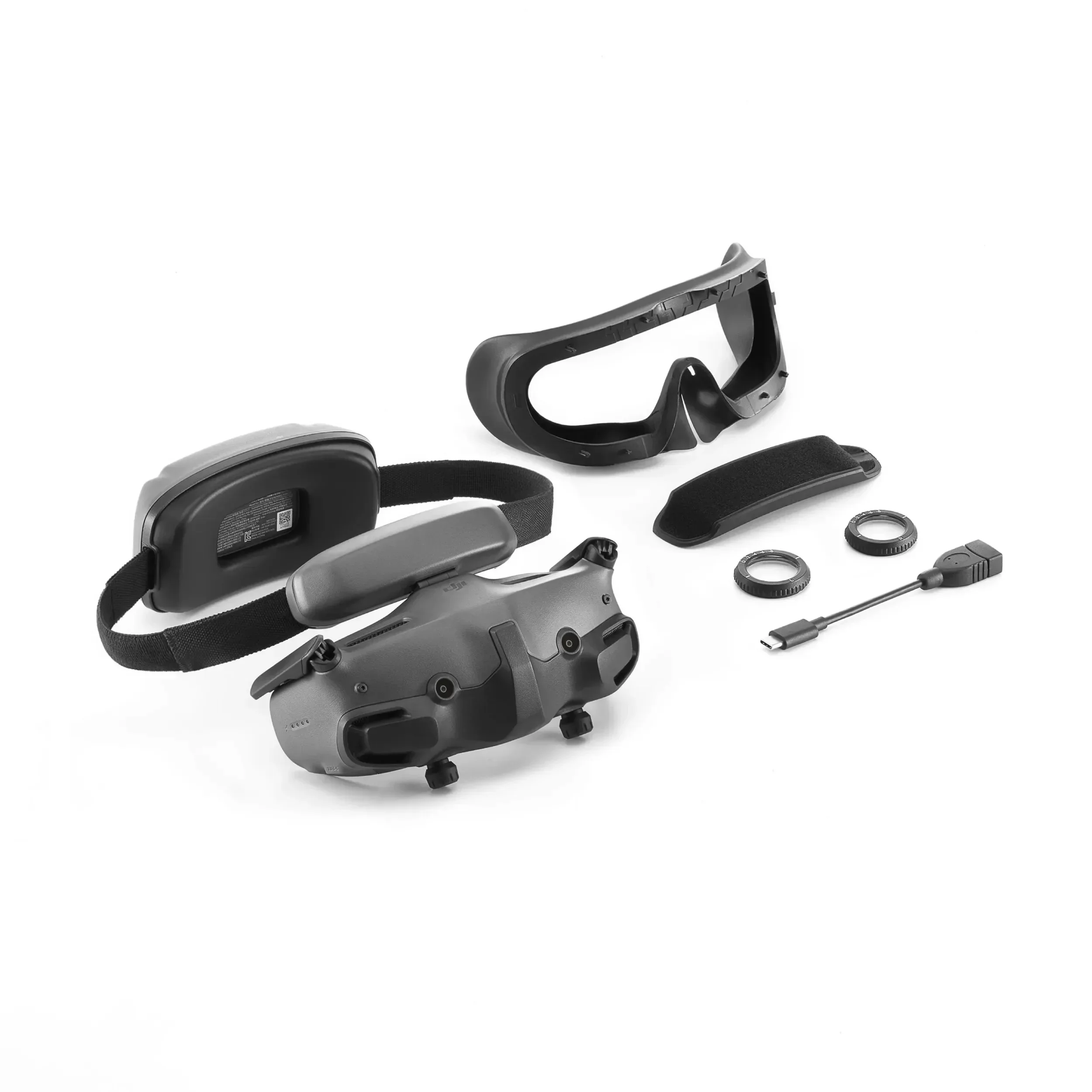 DJI Goggles 3 Gafas FPV inmersivas, pantalla HD de baja latencia con señal estable y ajuste cómodo para drones de carreras