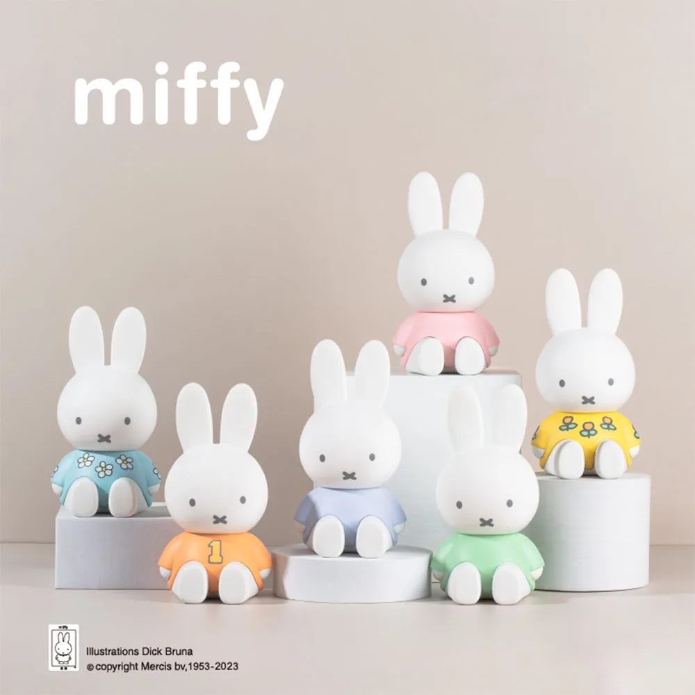 

Miffy Original Phone Stand Stretching Bracket Series Kawaii Desktop Decoration Anime Peripheral Figure Doll Toy Gift