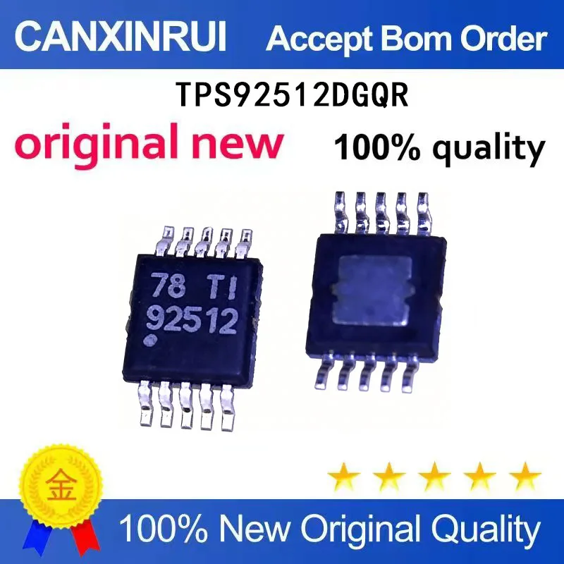 

(5-100 Pieces) Brand new original TPS92512DGQR silk screen 92512 MSOP spot chip IC