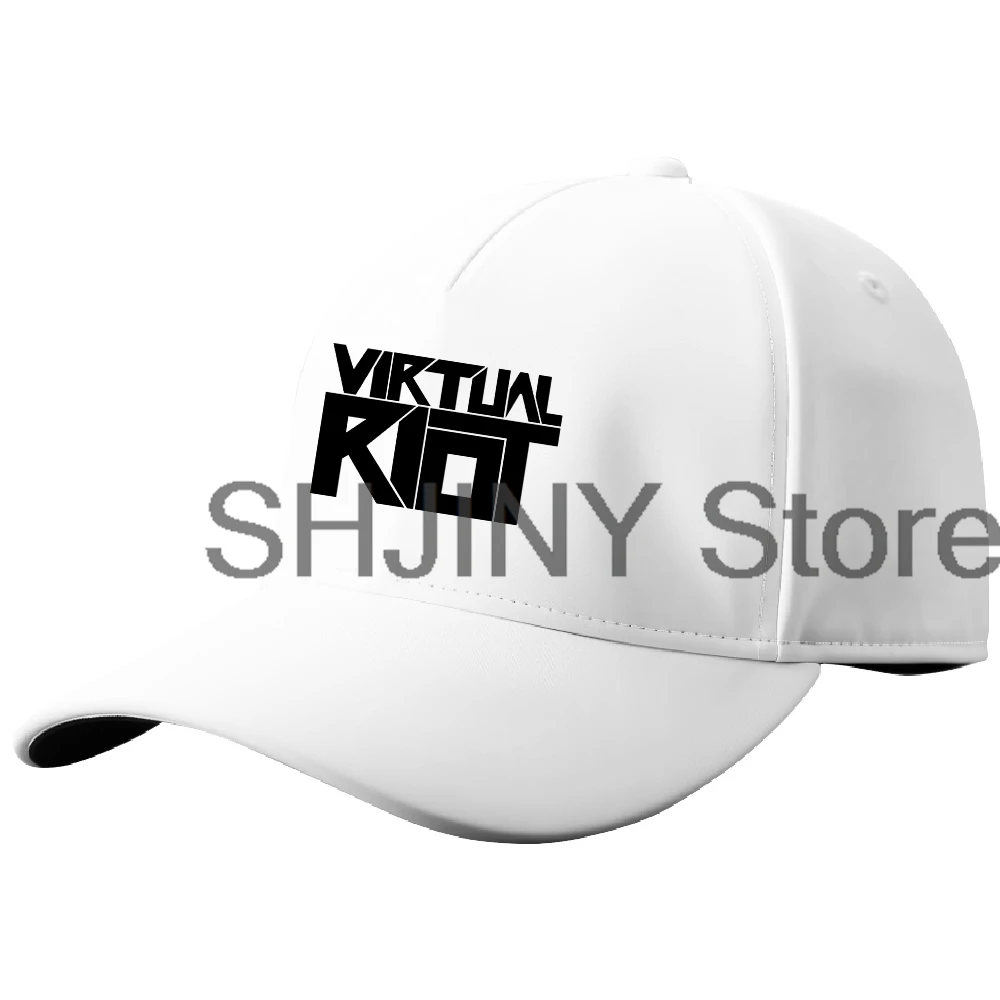 Virtual Riot Merch Logo Print Baseball Caps Women Men Trucker Hat Summer Outdoor Sprots Hats Hip Hop Sun Cap image 2
