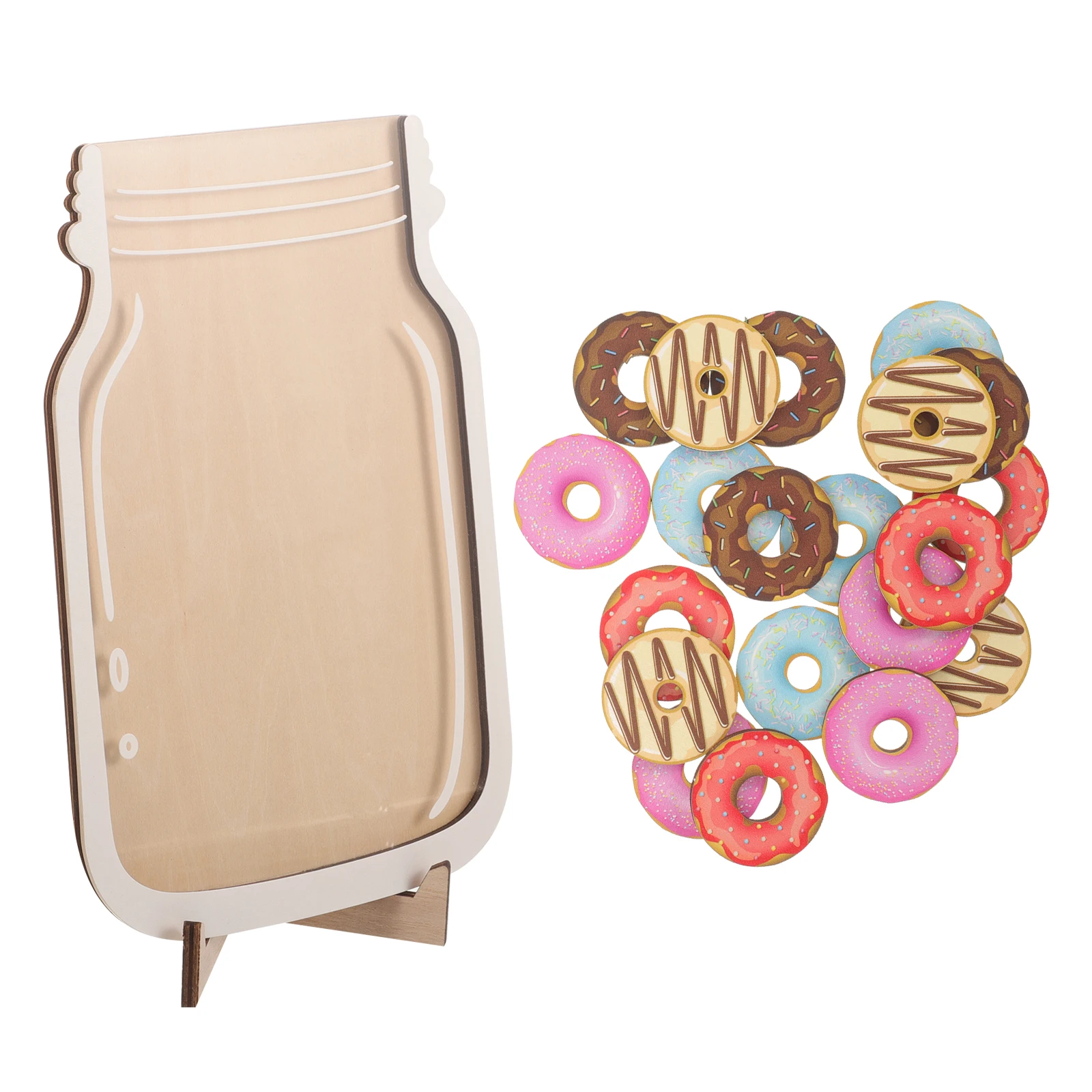 

Reward Jar Kids Reward Tokens Wooden Jar Classroom Supplies Toddler Toys Cartoon Child Baby Learning Behavior Motivation