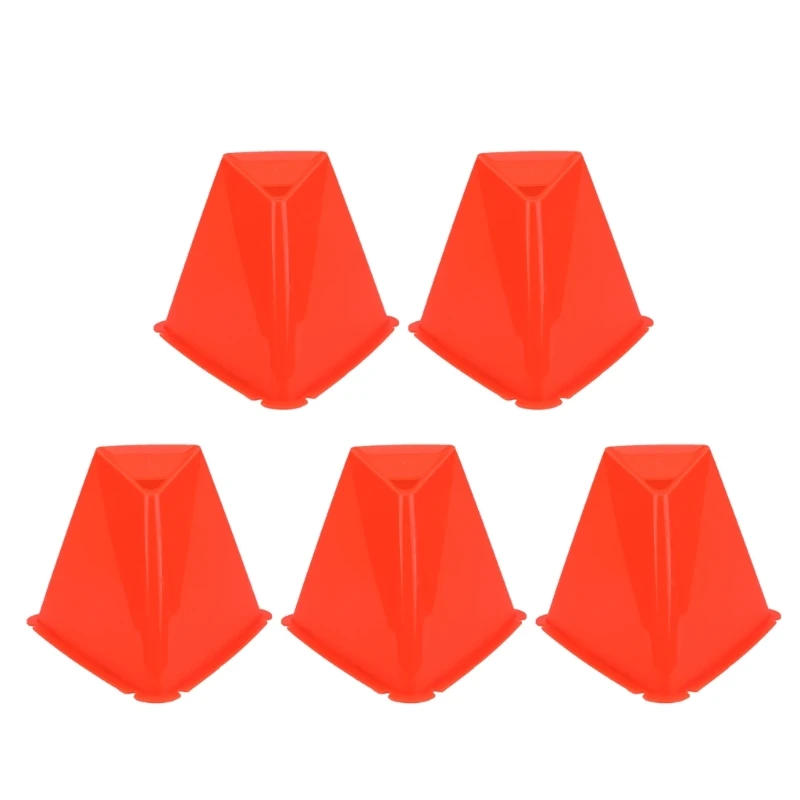 

5Pcs Soccer Agilitys Cones Football Training Maker Bucket Basketball Team Training Marker Safety Cones Sign M89D