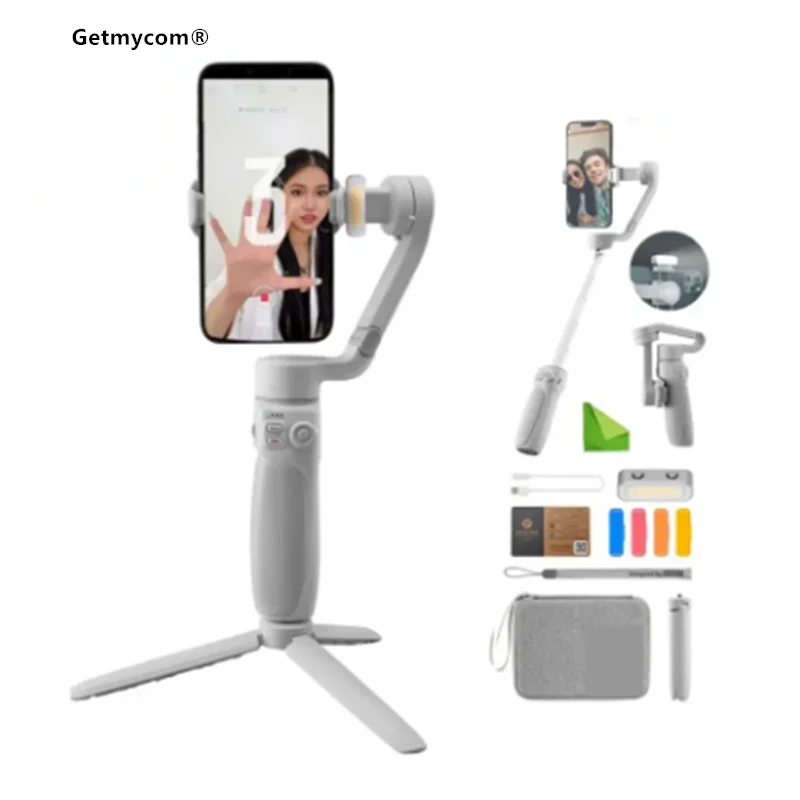 

3-осевой ручной стабилизатор для смартфона ZHIYUN Smooth Q4, подвес для iPhone 15 pro max, HUAWEI, Samsung, Xiaomi