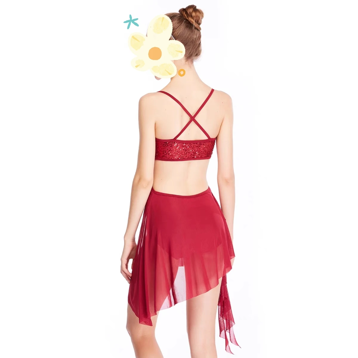 

New dance costume professional jazz dance dress performance dress Lodysuit Latin dress
