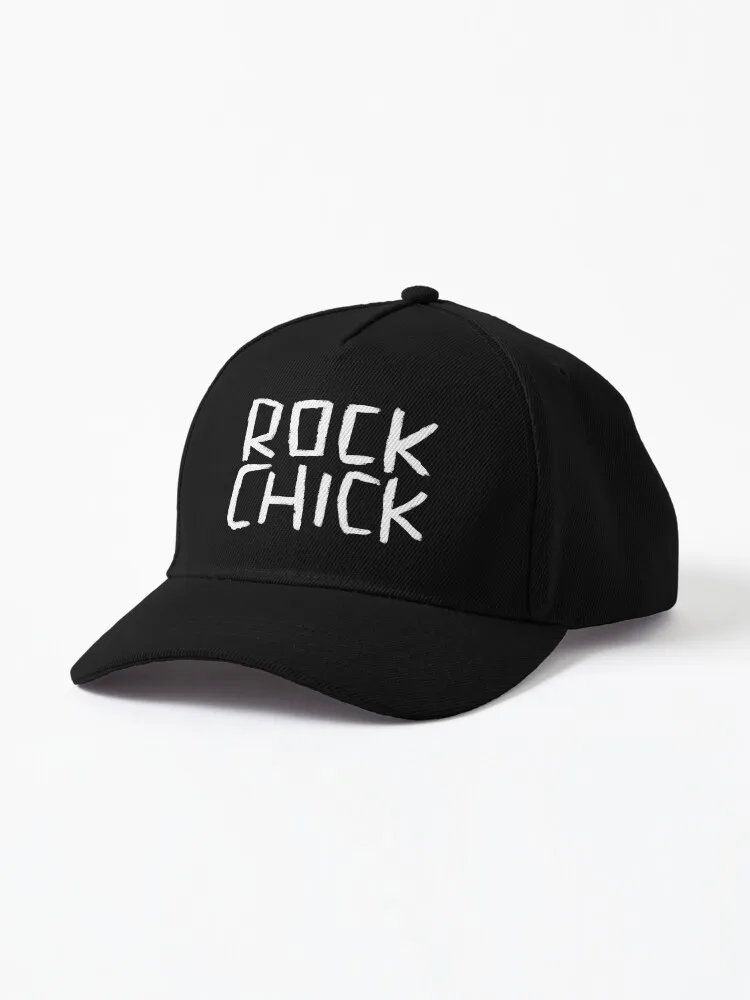 Typography Rock Music Bands, Text, Rock Chick Cap For Men Women Summer Outdoor Sun Baseball Hats New Fashion Hat